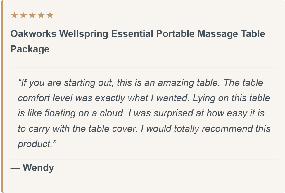 Oakworks Wellspring Portable Massage Table Review.png