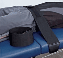 Stabilization straps help with guided stretching and physical therapy