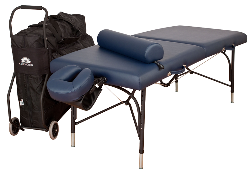 Oakworks WELLSPRING Portable Aluminum Massage Table + Opt Package